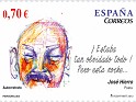 Spain - 2012 - Characters - 0,70 â‚¬ - Multicolor - Spain, Characters, Hierro - Edifil 4717 - Jose Hierro (1922-2002) - 0